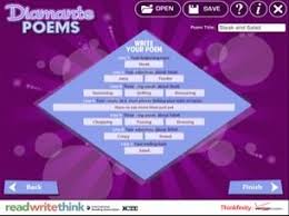 Engage Your Students In Online Literacy Learning With These Interactive Tools That Help Them Accomplish A Variety Of Goals Diamante Poem Teaching Writing Poems