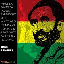 Rastafarian english is a dialect primarily spoken by jamaican rastafarians. Haile Selassie Rasta Quote Rastaverse