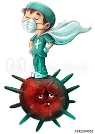 Superhero Male Nurse Fighting Viruses Buy This Stock Illustration And Explore Similar Illustrations At Adobe Stock Nurse Art Nurse Cartoon Art