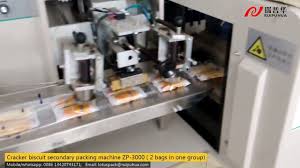 Cracker Biscuit Secondary Packing Machine Zp 3000 Biscuit Machinery Packing Machine Packaging Machine Biscuits Packaging