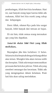Khutbah idul fitri membuat jamaah menangis terbaru 2019 jika disampaikan dengan penuh penjiwaan, insyaallah bisa membuat para jamaah menangis meneteskan air mata, sedih dan terharu. Khutbah Idul Fitri 1441 H Yayasan Mufid