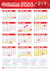 The above is the list of 2020 public holidays declared in malaysia which includes federal, regional government holidays and popular observances. Golden Destinations 2020 Public Holidays In Malaysia