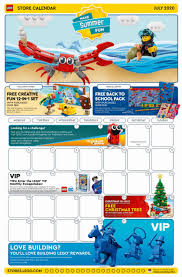 Lego July 2020 Store Calendar Promotions Events The Brick Fan