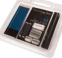 Cheap Price Hot Sale 18pcs Drawing and Sketching Kit in Plastic Case for  Artist and Beginners