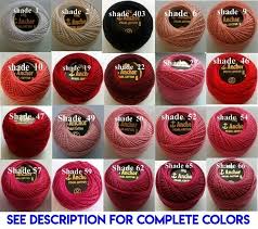 Details About Anchor Shade Card Crochet Cotton Balls Skien Floss Thread Colour Book Chart Book