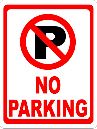 No Parking Sign With Symbol Parking Signs Sign Writer Symbols