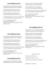 Lirik di pondok kecil mp3 & mp4. Lirik Lagu Di Pondok Kecil Di Pantai Ombak