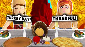 The bloxburg mother of 4 children returns with their thanksgiving special!!! I Went To A Thanksgiving Feast Roblox Bloxburg Roblox Roleplay Youtube
