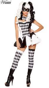 Keep your pants held high and your head held higher with these black and white suspenders! Adult Women Mardi Gras Jester Costume Party Wear Circus Clown Costumes Black White Lattice Halloween Costumes For Women Clown Costume Halloween Costumecostume For Women Aliexpress