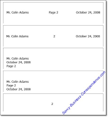 Multiple Page Business Letter