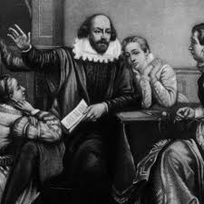 وليام شكسبير أديب بريطاني شهير ولد سنة 1564 ومات سنة 1616 ميلادية من أشهر مؤلفاته روميو وجوليت وهاملت. William Shakespeare Plays Biography Poems History