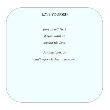 Short Poem Love Yourself Cute Inspirational Quotes Short Poems Poems