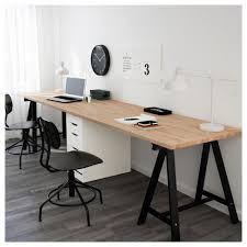 Ikea Gerton Alex Table Beech Black White Homeofficeideas Home Office Design Home Office Decor Home Office Space