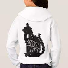 Le Chat Noir Hoodie Zazzle Com How To Wear Loose Fitting Hoodies