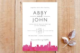 Serif and sans is a custom wedding invitation and stationery design studio located in boston, massachusetts. Skyline Boston Wedding Invitation Custom Stationery By Laura Condouris Minted