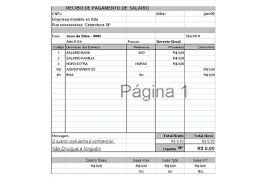 Simples folha de pagamento mostrando a utilização de algumas funções como hoje, esquerda, direita, ano, datadif, proc e procv. Modelo De Folha De Pagamento Word Varios Modelos