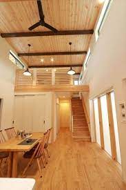 越屋根のある平屋 ロフトがある平屋の家 香川で自然素材の木の家 注文住宅を建てる大河内工務店 家 平屋ロフト 平屋の家