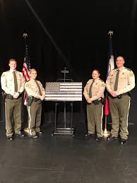 Congrats to our most recent Iowa Law Enforcement Academy graduates! Andrew  Harwardt, Morgan Werkheiser, Ashlee Hoffman, and Ryan Rolfes completed  their training
