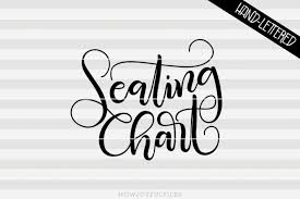 Seating Chart Svg Pdf Dxf Hand Drawn Lettered Cut