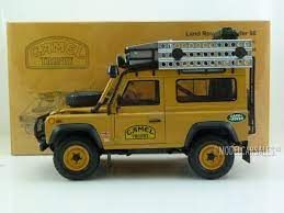 Looks great and handles pretty much like i feel a land rover in spin tires ought to. Land Rover Defender 90 Tdi Camel Trophy Camel Trophy 1 18 Alm810211 Almost Real Diecast Model Car Scale Model For Sale