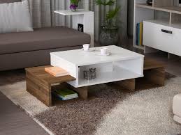 Masse Vom Couchtisch B H T 105cm 32cm 60cm Farbe Weiss Walnuss Stil Modern Designe Produktdetails Hochwert Couchtisch Weiss Couchtisch Wohnzimmertische