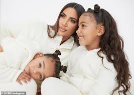 How did i get so lucky?!?!?! the keeping up with the kardashians star, 39, captioned an instagram. Kim Kardashian And Daughters North Seven And Chicago Two Don Matching Skims Outfits Daily Mail Online