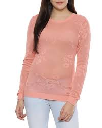 Tops | complete top ships inc. Buy Peach Tops For Women By Allen Solly Online Ajio Com