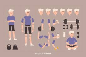 Download Cartoon Character For Motion Design For Free 3d 캐릭터 애니메이션 일러스트레이션