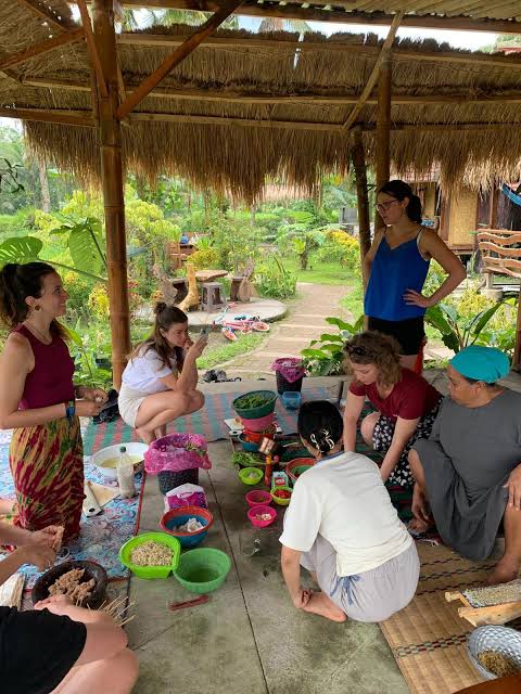 Traditional Lombok food lunch