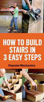 How To Build Stairs In 3 Steps Diy Stairs Stairs Design Woodworking Projects