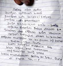 Maybe you would like to learn more about one of these? Contoh Surat Untuk Bu Guru Dari Anak Tk Siswapelajar Com