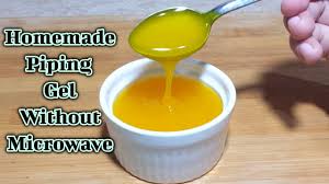Piping Gel Recipe Homemade Cake Piping Gel Recipe Without Microwave How To Make Piping Gel Youtube
