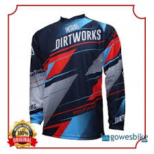 Jersey Sepeda Dirtworks Panel Merah Hitam Di 2020 Biru Sepeda Hitam