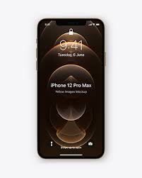 The biggest source of free photorealistic ipad mockups online! Apple Iphone 12 Pro Max Gold Mockup In Device Mockups On Yellow Images Object Mockups