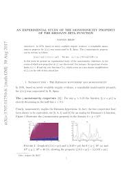 Pdf A Study Of The Riemann Zeta Function