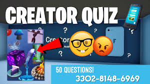 Please, try to prove me wrong i dare you. Creator Quiz 50 Questions Eatyoushay Fortnite Creative Map Code