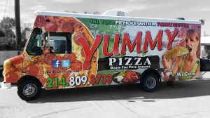 Yummy Pizza Food Truck Dynamite Wraps Pizza Food Truck Food Truck Pizza Recipes