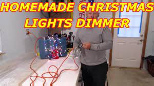We were setting up some of our many christmas trees around the house and i knew there had to be dimmer switches for christmas lights that you could buy at any local mart. Homemade Exterior Christmas Light Dimmer Youtube