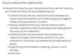 Preparing a detailed cover letter to introduce and support your unmarried partner visa entry clearance application;; Partner Visa Cover Letter November 2021