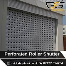 how perforated roller shutter can increase the customers footfall roller shutters roller doors shutter installation