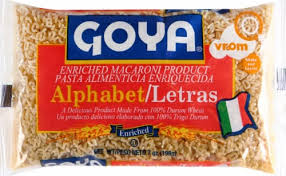 Shop for la moderna alphabet pasta (7 oz) at kroger. Goya Alphabet Pasta 7 Oz Baker S