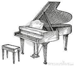 Image Result For Grand Piano Drawing Piano Art Drawing Piano Music Drawings