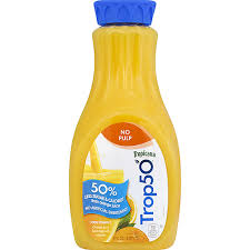 Non gmo (non gmo project verified nongmoproject.org). Tropicana Trop50 Orange Juice No Pulp Orange Sendik S Food Market
