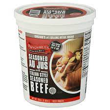 Shop for papa charlie's italian beef (64 oz) at mariano's. Papa Charlie S With Seasoned Au Jus Italian Style Seasoned Beef 24 Oz Beef Sendik S Food Market