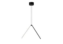 Both the modern, simple and more conspicuous, industrial designs dip the room in a very peculiar atmosphere. Arrangements Broken Line Flos Pendant Lamp Milia Shop