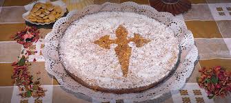 Lecker backen kaffee und kuchen spanische mandeltorte spanisches essen spanische desserts kochen und backen rezepte backmischung backwaren einfacher nachtisch. Rezept Tarta De Santiago Mandelkuchen Spanische Kuche Spain Info Auf Deutsch