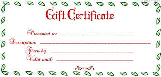 Free Printable Blank Gift Certificate Printable Christmas Gift Christmas Gift Certificate Template Christmas Gift Voucher Templates Gift Certificate Template