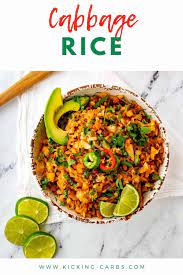 Cabbage Rice Keto Low Carb Recipe Cabbage Rice Spicy Recipes Keto Cabbage Recipe
