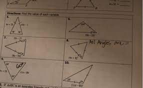 Unit 4 congruent triangles homework 2. Homework 3 Solutions For Isosceles And Equilateral Triangles Unit 4 Lesson 3 Geometry Dubai Khalifa