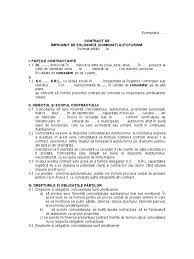 Am convenit incheierea prezentului contract de comodat cu respectarea urmatoarelor clauze obligatiile partilor art. Model Contract De Comodat Auto Si Anexe